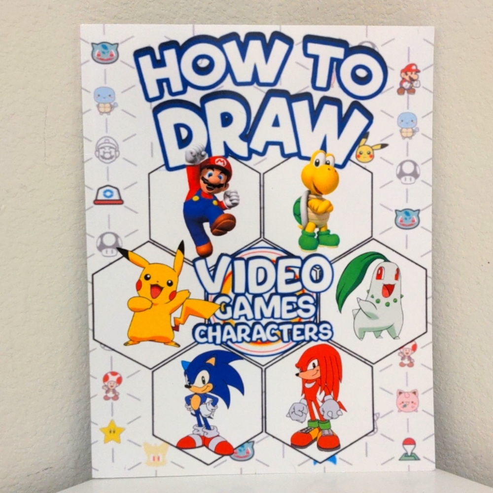 A How to draw Video game character book